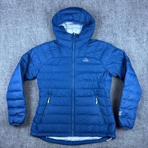 L.L. Bean Deep Blue Hooded Puffer Jacket